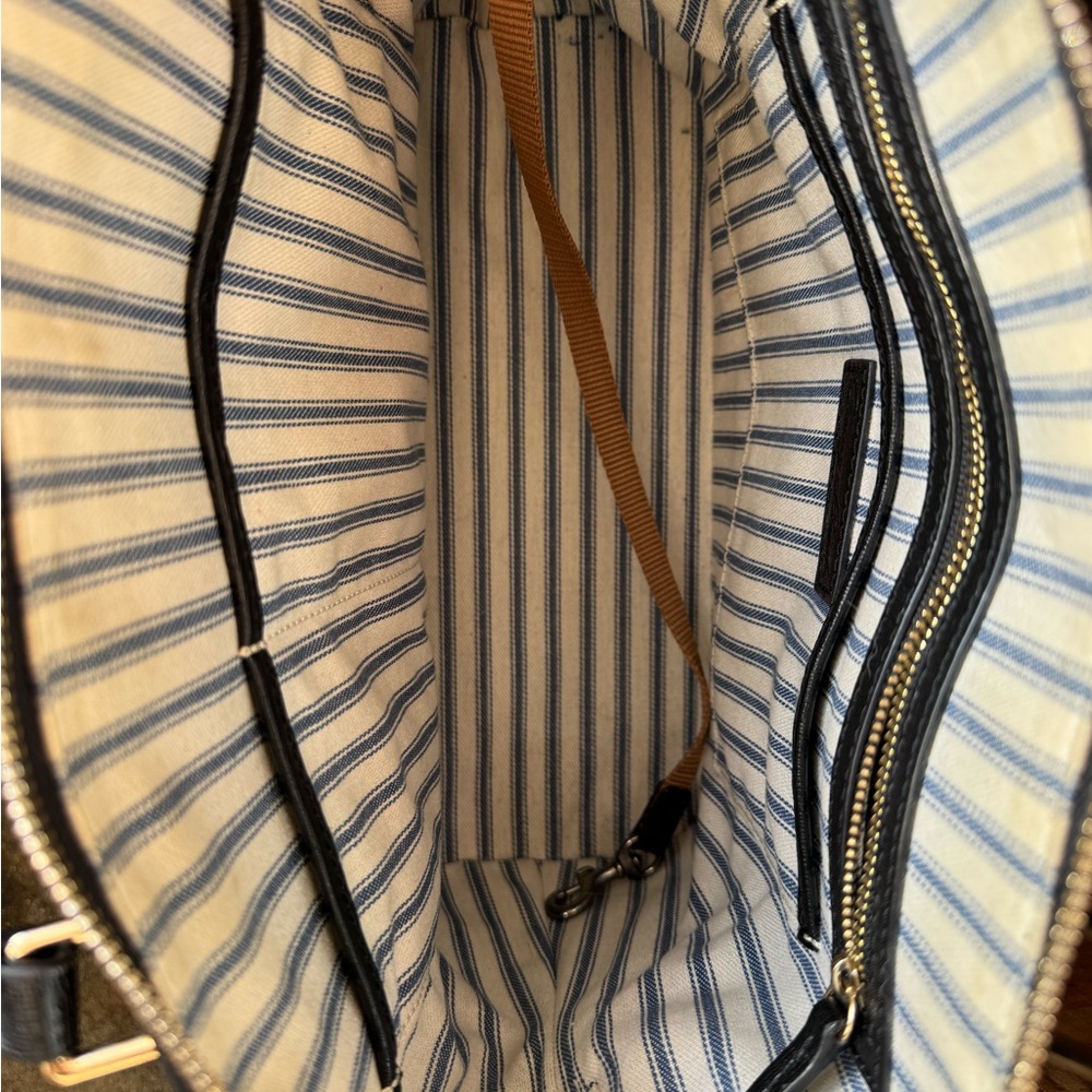 Dooney & Bourke Black Satchel with Gold Accents - Picture 3 of 3